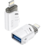 XO USB-A Female To Lightning Otg ADAPTER, ����� - (NB256A)
