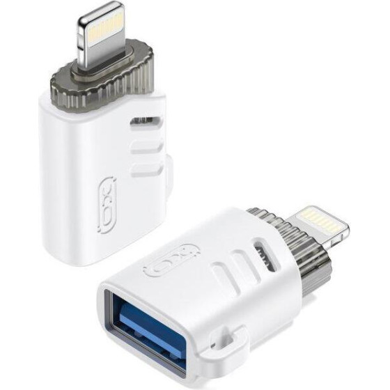 XO USB-A Female To Lightning Otg ADAPTER, ����� - (NB256A)