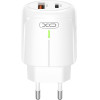 XO ��������� PD20W/QC18W, 1 ���� Usb + 1 ���� PD, ������ - (L114)