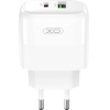 XO ��������� PD20W/QC18W, 1 ���� Usb + 1 ���� PD, ������ - (L137)
