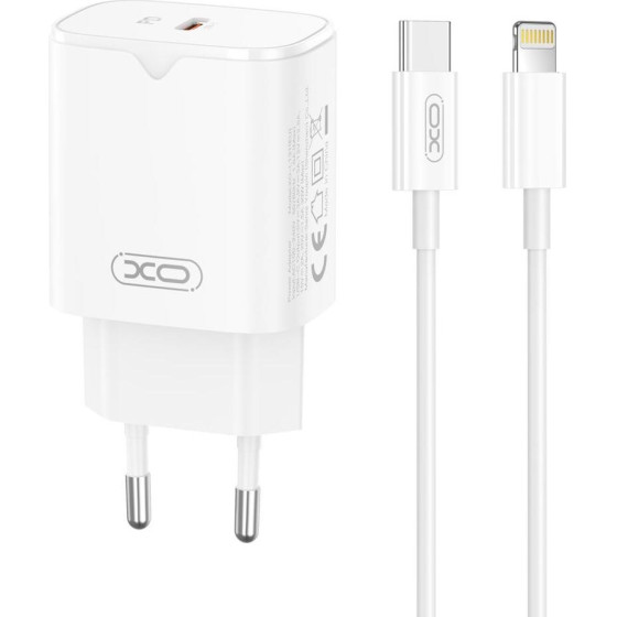 XO ��������� PD30W, 1 ����, �� ������� TYPE-C �� LIGHTNING, ����� - (L131)