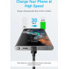 Anker 322 USB-C To USB-C Cable 480MBps, 60W, 1.8m Black - (A81F6G11)