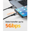 Cabletime ������� USB-C �� Usb CT-AMCMG1, 15W, 5Gbps, 1m, ����� - (CT-AMCMG1-AG1)