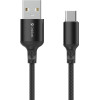 Celebrat ������� USB-C �� Usb CB-32, 15W, 1m, ����� - (CB-32A-C)