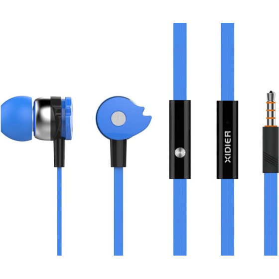 Celebrat Earphones �� ��������� D1, 3.5mm, �10mm, 1.2m flat, ���� - (D1-BL)