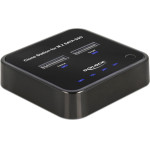 DeLock Docking Station Clone function, 2x M.2 SATA, 6Gbps, ����� - (64178)