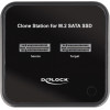 DeLock Docking Station Clone function, 2x M.2 SATA, 6Gbps, ����� - (64178)