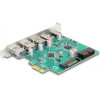 DeLock ����� ��������� Pcie x1 �� 3x USB/2x USB-C/19-Pin 5GBps - (90109)