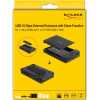DeLock ���� M.2 Nvme & Sata SSD/Hdd 10Gbps, ���������� ������ - (42020)