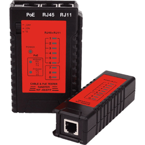 Noyafa Tester �������� ������� ��� Poe RJ45 & RJ11 - (NF-468PF)
