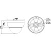Uniarch Ip ������ 2.8mm, 2MP, IP67/IK10, PoE, Ir ��� 30m - (IPC-D122-PF28)