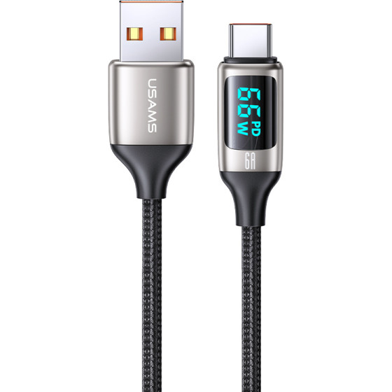 Usams ������� USB-C �� Usb US-SJ544, 66W, 480Mbps, 1.2m, ����� - (SJ544USB02)