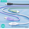 Usams ������� USB-C �� USB-C US-SJ567, 100W PD, 1.2m, ����� - (SJ567USB01)