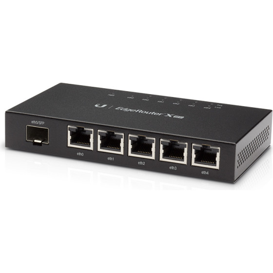 Ubiquiti Router Edgerouter X SFP, 5-Port Gigabit PoE, 1000Mbps, 50W - (ER-X-SFP)