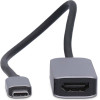 Nedis ����������� USB 3.2 Gen 1x1 Type-C ���. �� HDMI ���., 0.20m, �� ����� ����� CCGB64660BK02