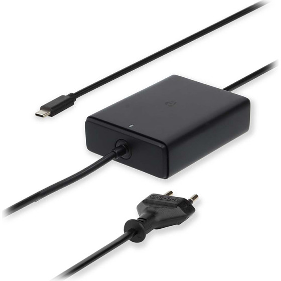 Nedis Universal ��������� / ����������� GaN ��� smartphone / laptop 45W, �� �������� ������� ����� ������ NBAU45110BK