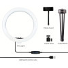 Volte-Tel VT122 3 Color Led Selfie Ring Light 12'' 30cm 2700-7000K 5V/8W �� �������/Pan Tilt ��� ���� ���������