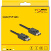 DeLock ������� Displayport 2.1 8K/60Hz 4K/120Hz 40Gbps, 1m, ����� - (80492)