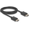 DeLock ������� Displayport 2.1 8K/60Hz 4K/120Hz 40Gbps, 2m, ����� - (80493)