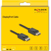 DeLock ������� Displayport 2.1 8K/60Hz 4K/120Hz 40Gbps, 2m, ����� - (80493)