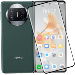 Idol 1991 Tempered Glass Huawei Mate X3 7.85'' 9H 0.30mm 3D Edge Glue Semi Curved Finger Unlock Black Full COVER