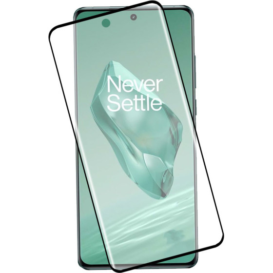 Idol 1991 Tempered Glass Oneplus 12 5G 6.82'' 9H 0.25mm 3D Edge Glue Semi Curved Finger Unlock BLACK