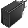 Vention USB-C Wall Charger (30W) Eu Black - (FAIB0-EU)