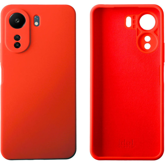 Idol 1991 ���� Xiaomi Poco C65 6.74'' Velvet Elite Tpu 4 Side Full Camera Protection RED