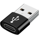 Cablexpert Usb Am To TYPE-C Female Adapter Black - (A-USB2-AMCF-02)