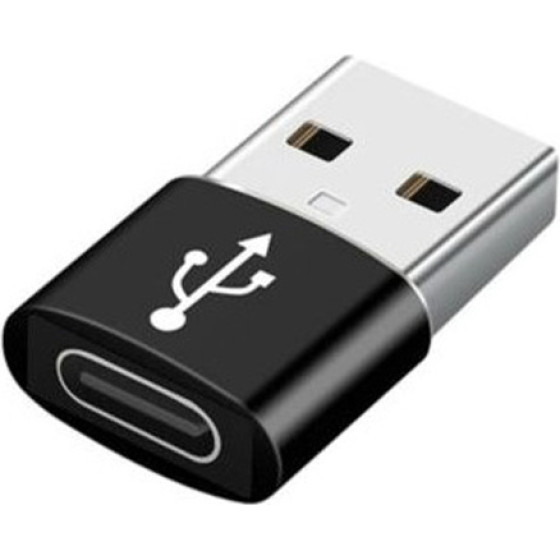 Cablexpert Usb Am To TYPE-C Female Adapter Black - (A-USB2-AMCF-02)