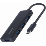 Gembird 4-Port Usb 3.1 (Gen 1) TYPE-C Hub - (UHB-CM-U3P4-02)