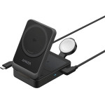 Anker Maggo 3-in-1 Charging Station Qi2 Certified 15W Black - (B2557311)