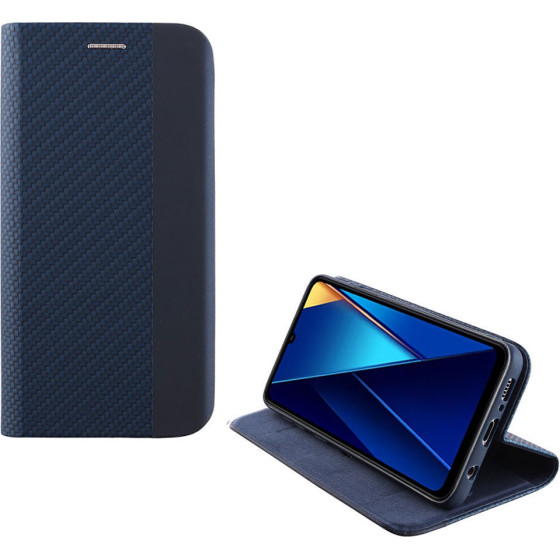 Idol 1991 ���� Xiaomi Poco C65 6.74'' Elite ANTI-Rfid Book Stand BLUE