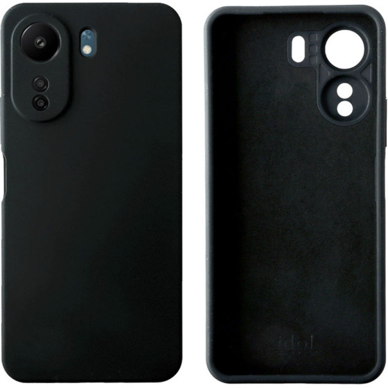 Idol 1991 ���� Xiaomi Poco C65 6.74'' Velvet Elite Tpu 4 Side Full Camera Protection BLACK