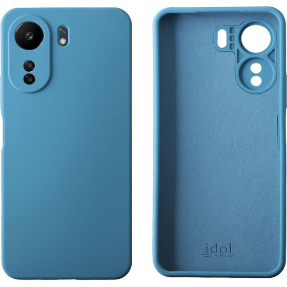 Idol 1991 ���� Xiaomi Poco C65 6.74'' Velvet Elite Tpu 4 Side Full Camera Protection Winter BLUE
