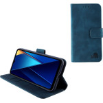 Lime Successories Lime ���� Xiaomi Poco C65 6.74'' Essential Magnet Book Stand Clip Dark BLUE