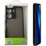 Lime Successories Lime ���� Xiaomi Poco C65 6.74'' Hardshell Fusion Full Camera Protection Black With Red KEYS