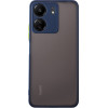Lime Successories Lime ���� Xiaomi Poco C65 6.74'' Hardshell Fusion Full Camera Protection Blue With Yellow KEYS