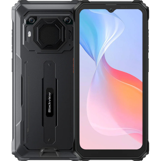 BlackView Smartphone BV6200 Pro, 6.56'', 6/128GB, IP68/IP69K, 13000mAh, ����� - (BV6200PRO-BK)
