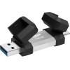 Silicon Power Usb Flash Drive C51, USB/USB-C, 128GB, 120MBps, ����� - (SP128GBUC3C51V1S)