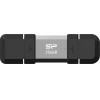 Silicon Power Usb Flash Drive C51, USB/USB-C, 256GB, 200MBps, ����� - (SP256GBUC3C51V1S)