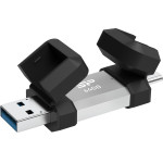 Silicon Power Usb Flash Drive C51, USB/USB-C, 64GB, 120MBps, ����� - (SP064GBUC3C51V1S)