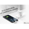 Silicon Power ��������� ������ QM10 �� �������, USB-C, 18W, MFi, ������ - (SP18WASYQM10L0CW)