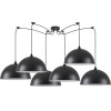 Homelighting SE21-BL-B10-BL6-MS40 ADEPT PENDANT Black Metal Pendant+ - (77-8718)