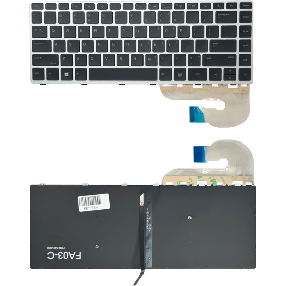 ������������ ��� Hp Elitebook 840 G5 �� backlight, ����� - (KEY-114)