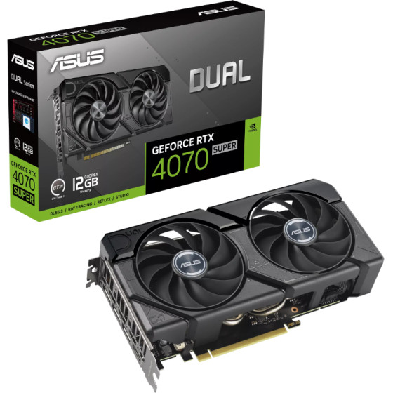 Vga Asus Nv DUAL-RTX4070S-12G-Evo - (90YV0KC1-M0NA00)