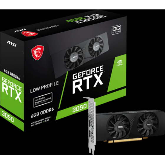 Vga Nvidia MSI Rtx 3050 Lp 6G Oc - (912-V812-025)