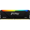 Kingston Memory Fury Beast Black DDR4, 3200MT/s, 8GB, Rgb - (KF432C16BB2A/8)