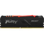 Kingston Memory Fury Beast Rgb DDR4, 3600MT/s, 16GB,Kit Of 2, Rgb - (KF436C17BB2AK2/16)