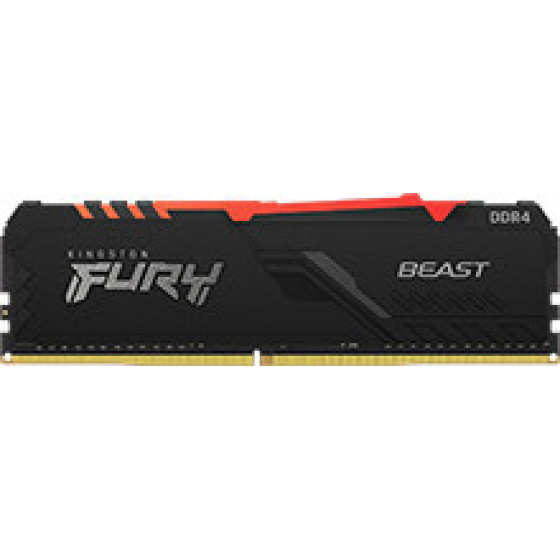 Kingston Memory Fury Beast Rgb DDR4, 3600MT/s, 16GB,Kit Of 2, Rgb - (KF436C17BB2AK2/16)